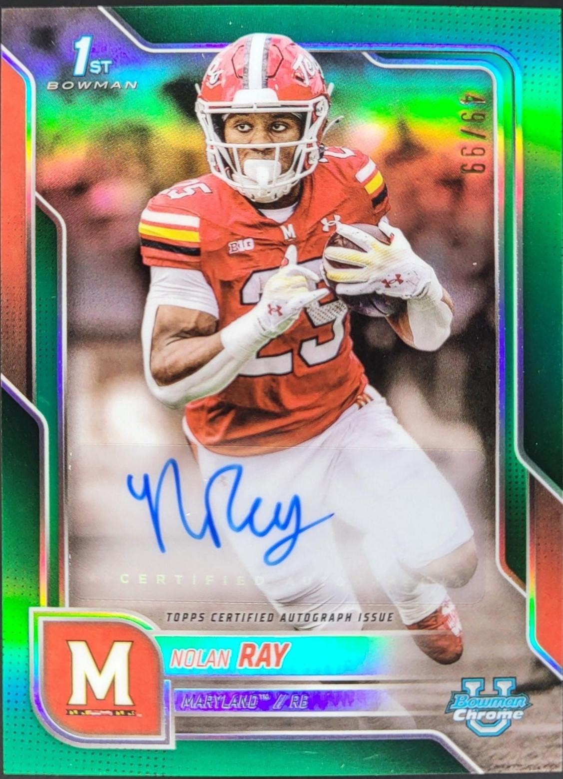 Nolan Ray [Green Refractor] #BCA-NR