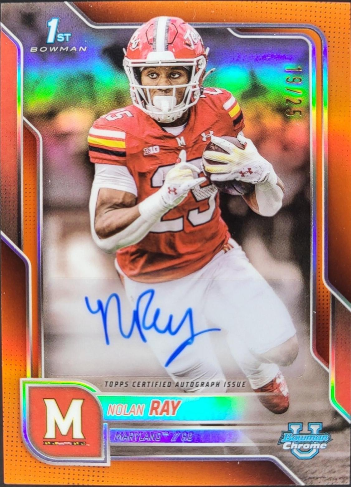 Nolan Ray [Orange Refractor] #BCA-NR