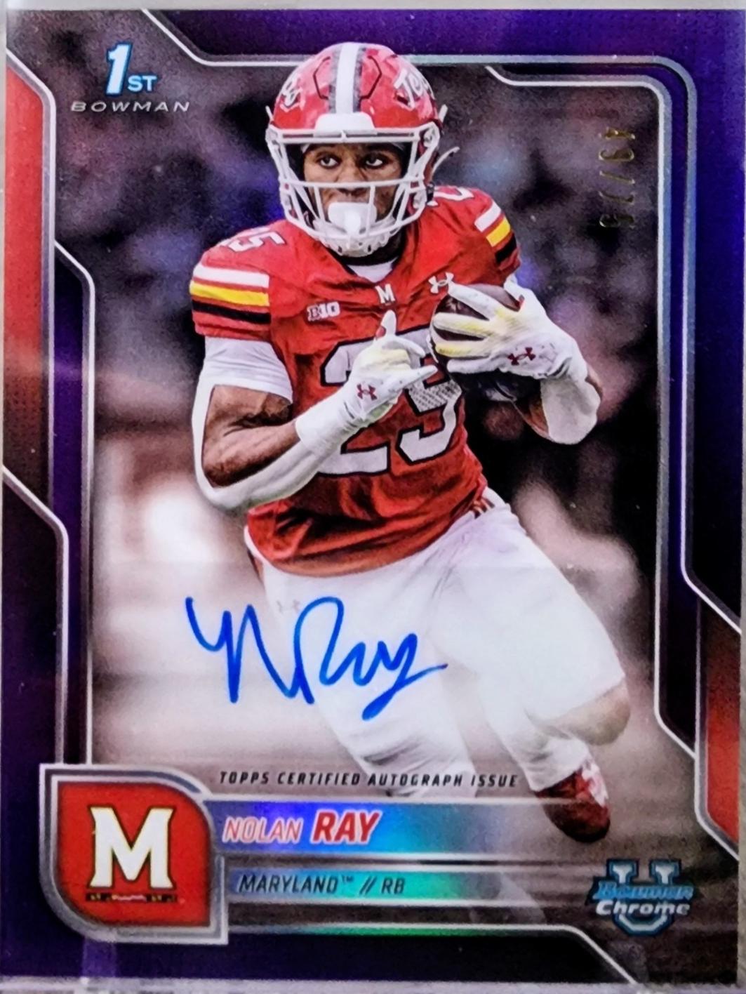Nolan Ray [Purple Refractor] #BCA-NR