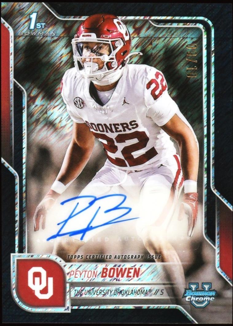 Peyton Bowen [Black Shimmer Refractor] #BCA-PB