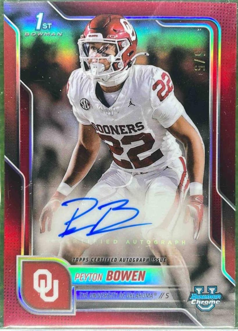 Peyton Bowen [Red Refractor] #BCA-PB