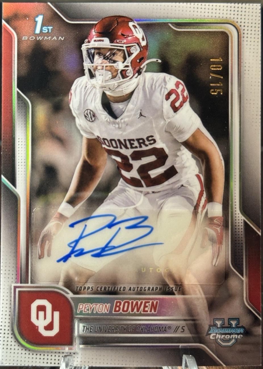 Peyton Bowen [White Refractor] #BCA-PB