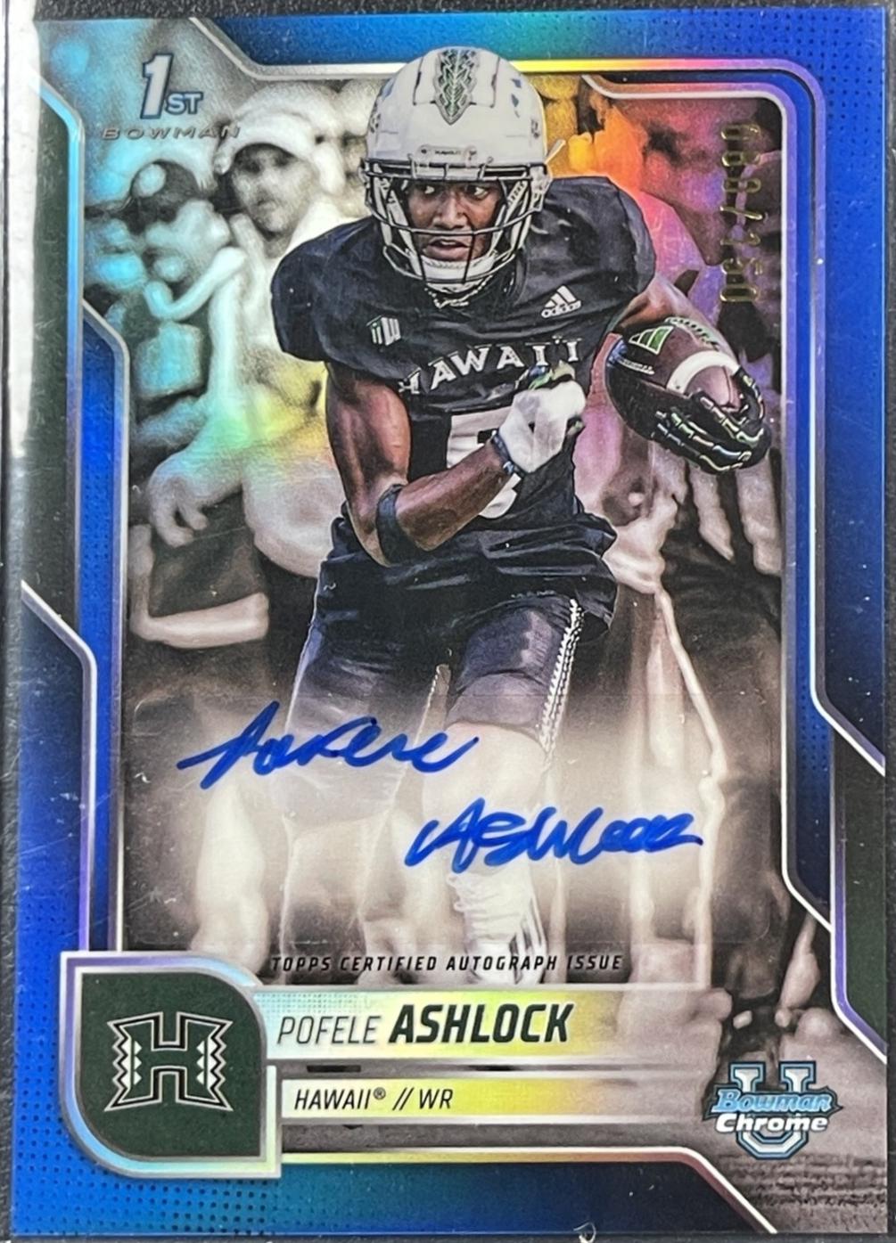 Pofele Ashlock [Blue Refractor] #BCA-PA