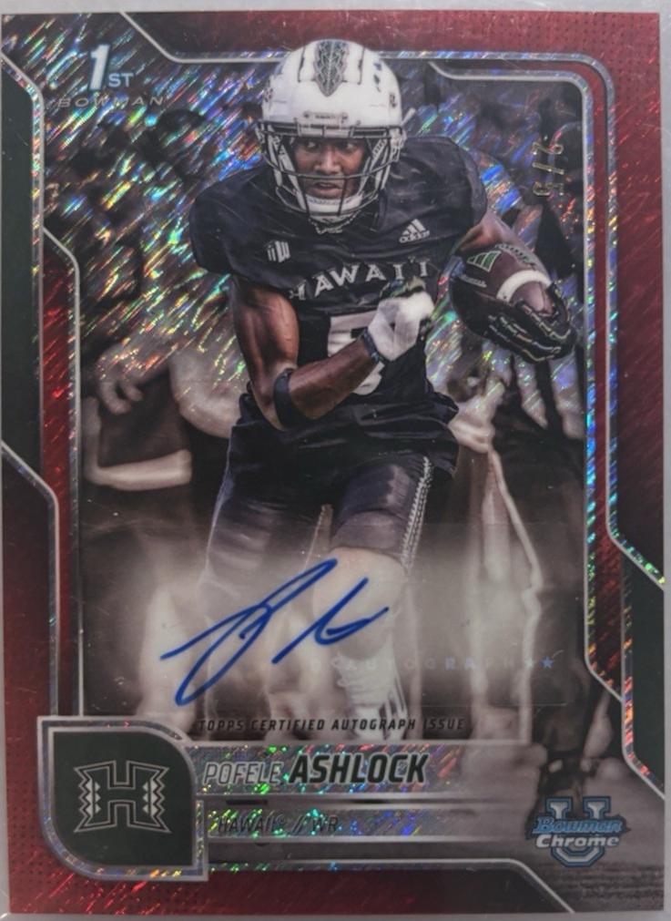 Pofele Ashlock [Red Shimmer Refractor] #BCA-PA