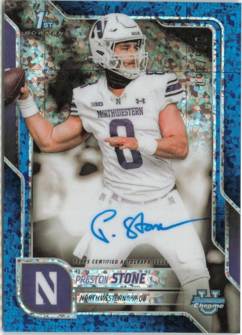 Preston Stone [Blue Mini-Diamond Refractor] #BCA-PS