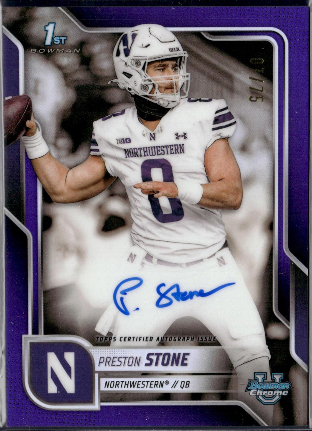 Preston Stone [Purple Refractor] #BCA-PS