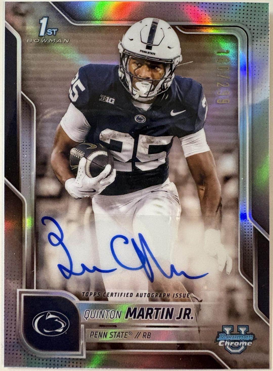 Quinton Martin Jr. [Refractor] #BCA-QMJ