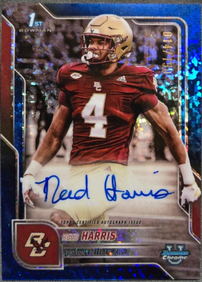 Reed Harris [Blue Refractor] #BCA-RHA