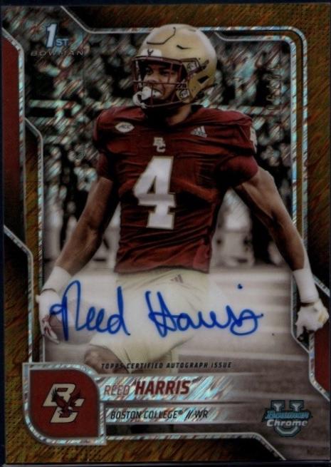 Reed Harris [Gold Shimmer Refractor] #BCA-RHA