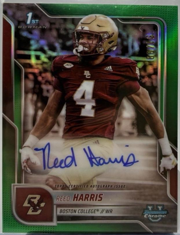 Reed Harris [Green Refractor] #BCA-RHA