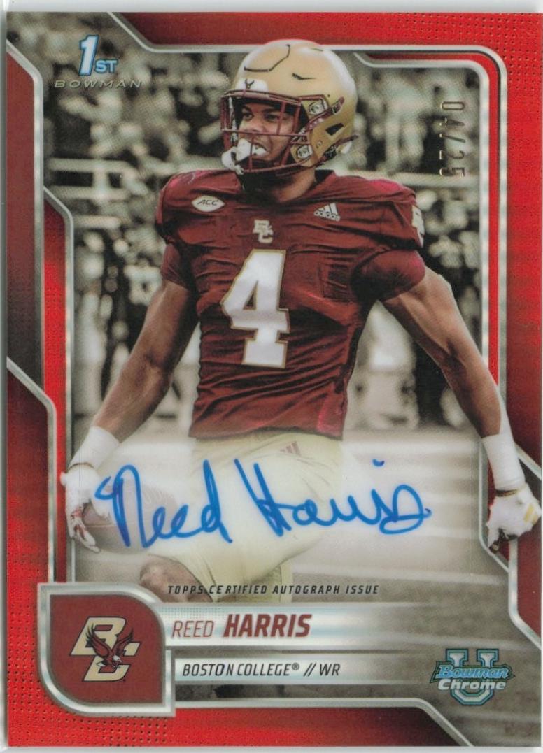 Reed Harris [Orange Refractor] #BCA-RHA