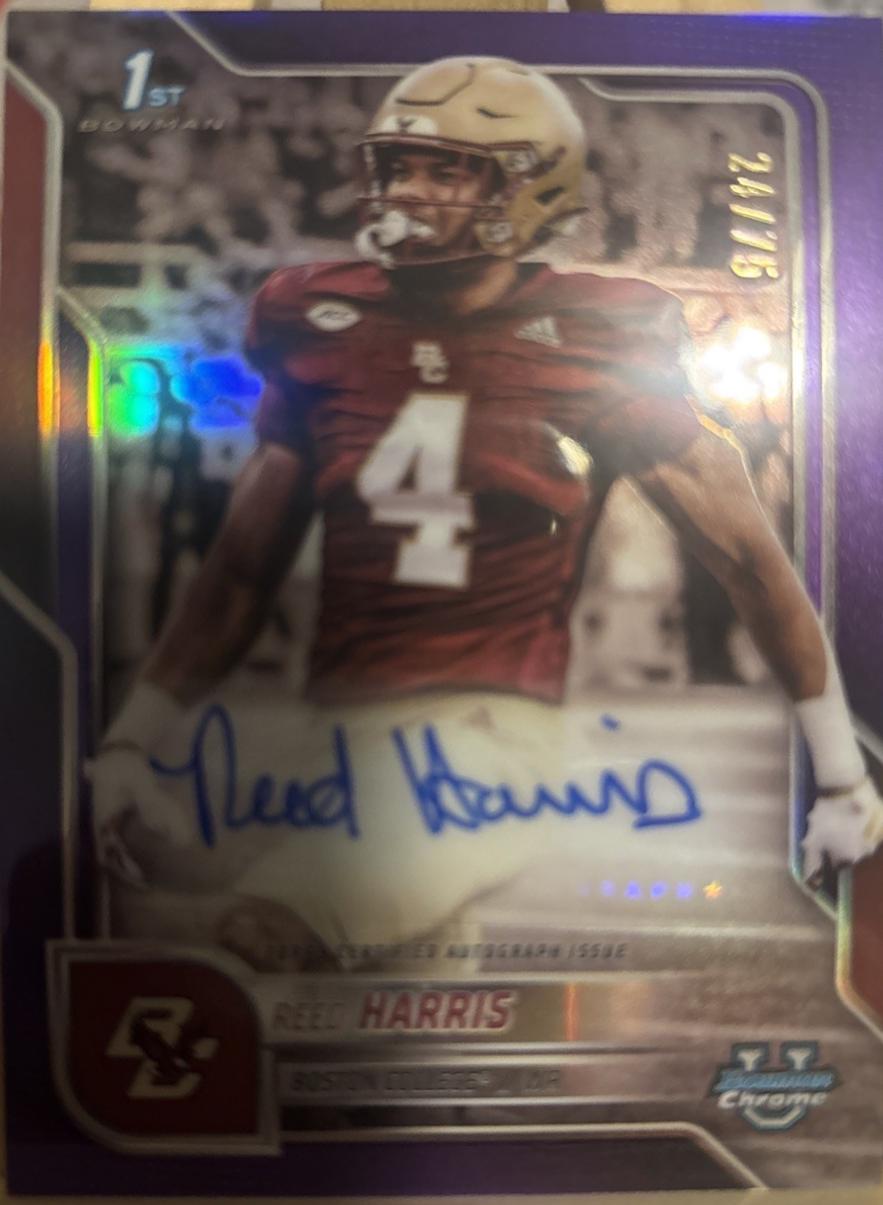 Reed Harris [Purple Refractor] #BCA-RHA
