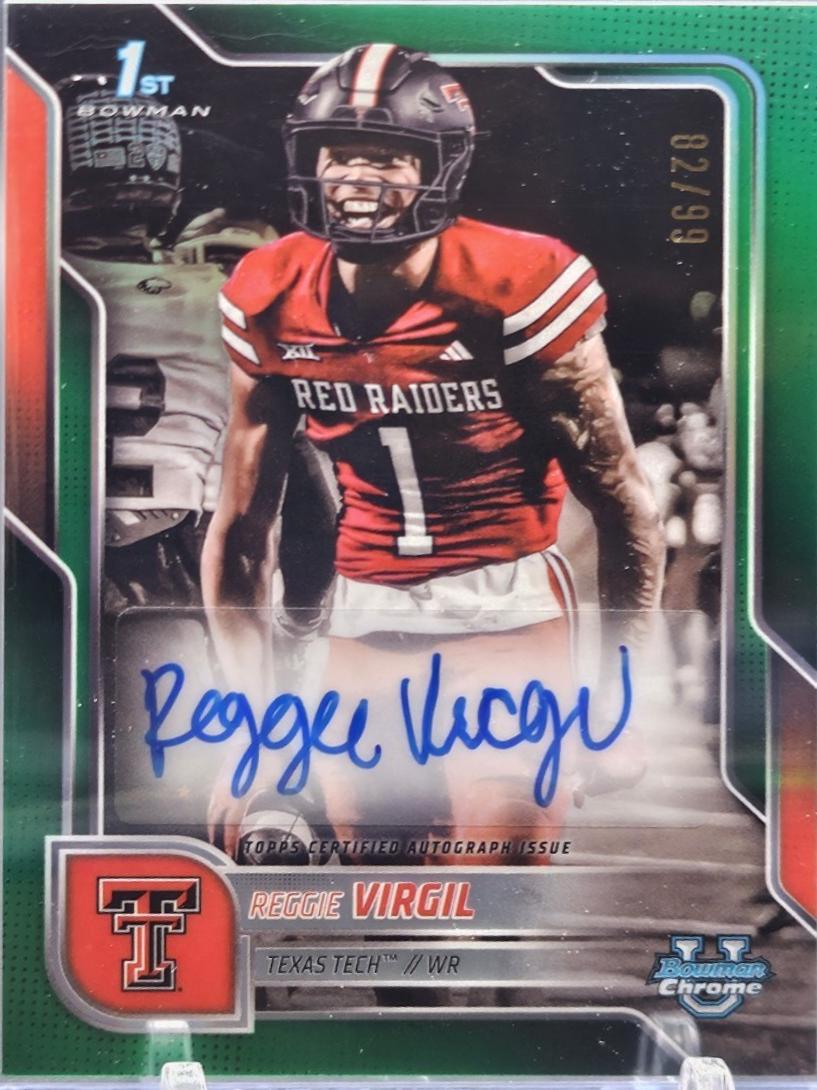 Reggie Virgil [Green Refractor] #BCA-RV