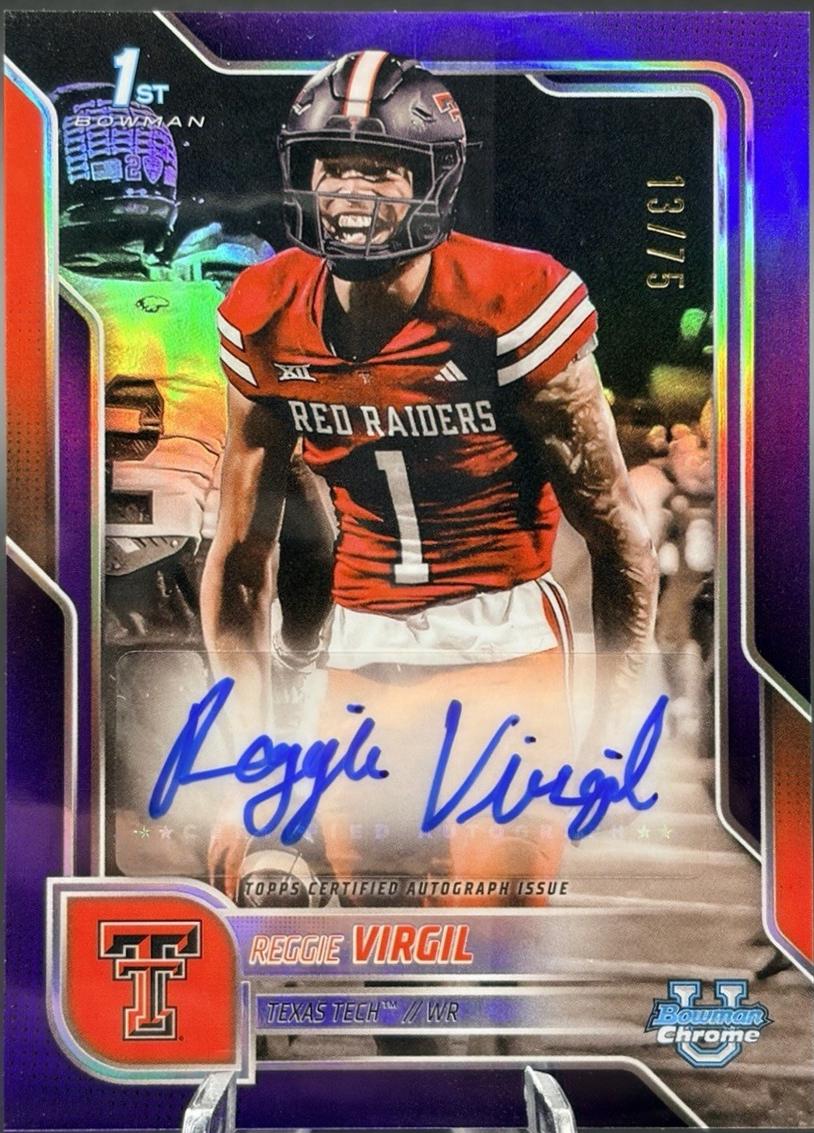 Reggie Virgil [Purple Refractor] #BCA-RV