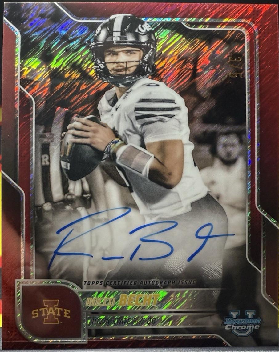 Rocco Becht [Red Shimmer Refractor] #BCA-RB