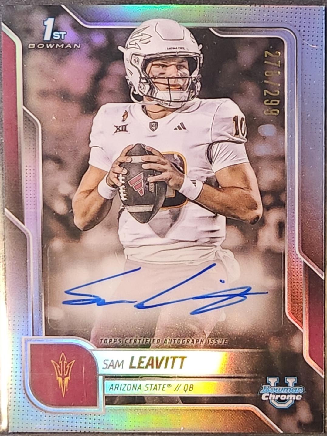 Sam Leavitt [Refractor] #BCA-SL