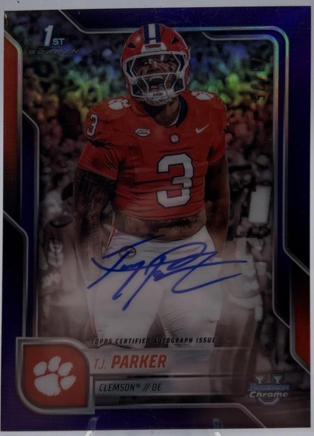 T.J. Parker [Purple Refractor] #BCA-TJP