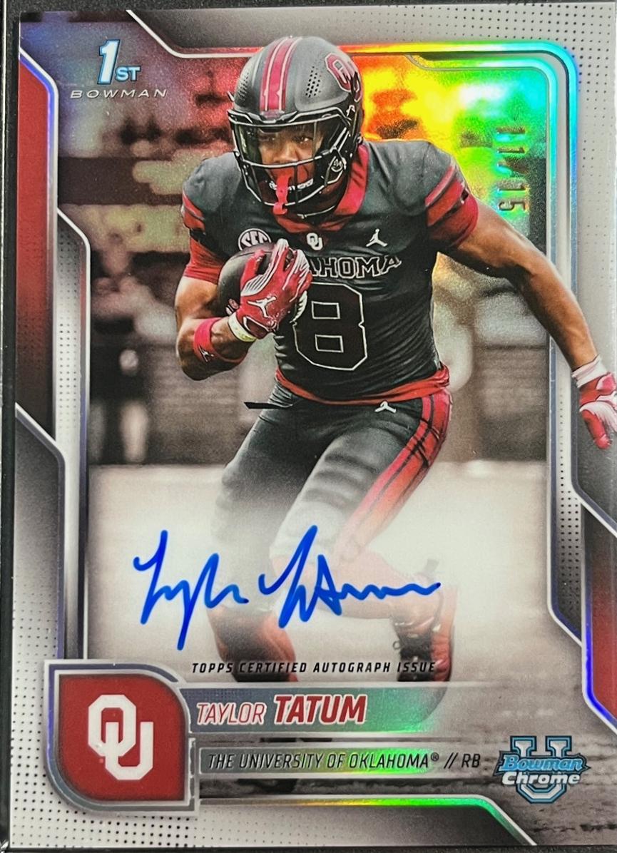 Taylor Tatum [White Refractor] #BCA-TT