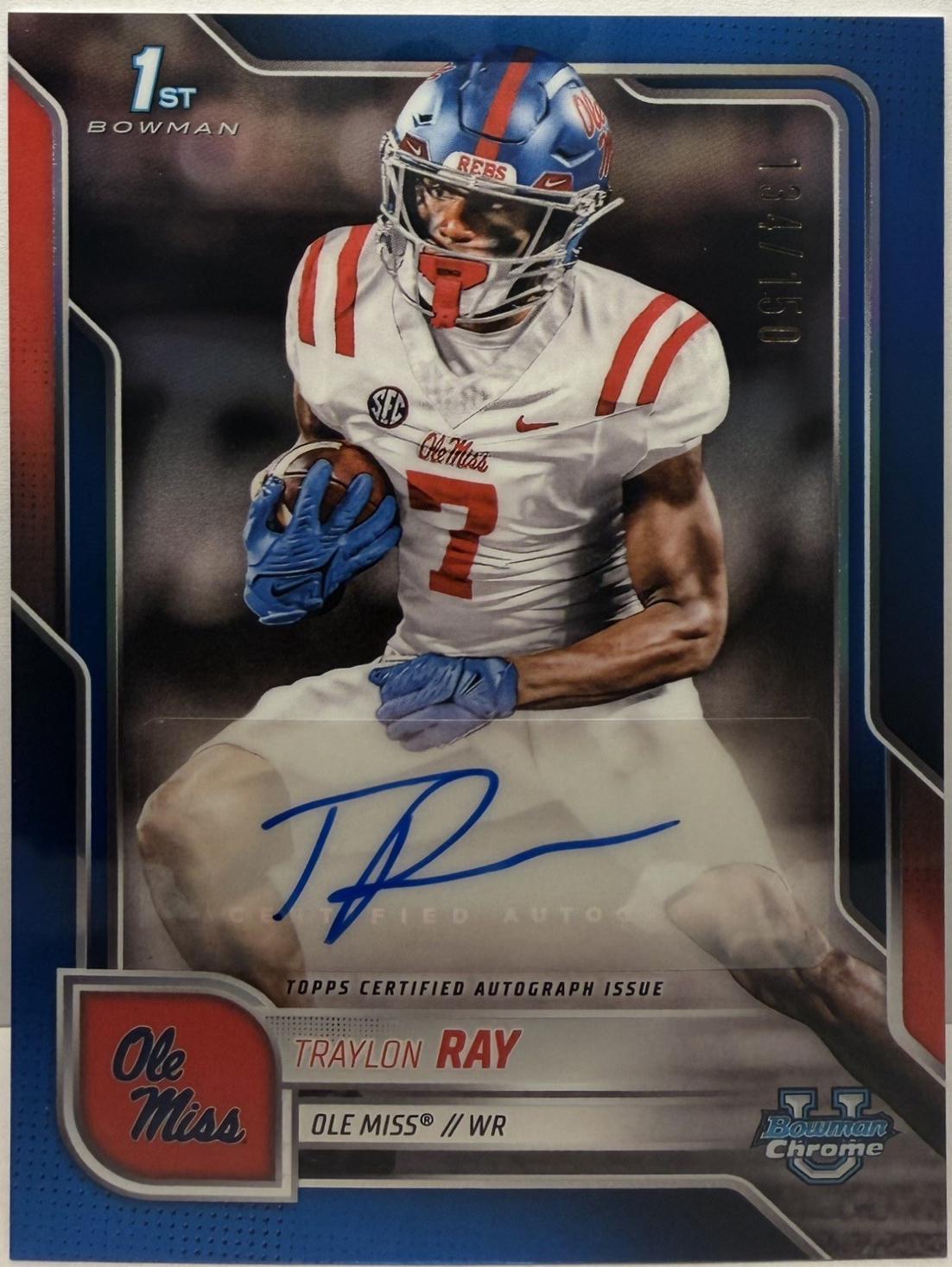 Traylon Ray [Blue Refractor] #BCA-TR
