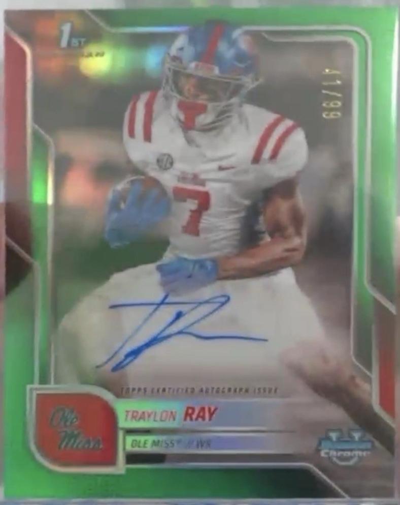Traylon Ray [Green Refractor] #BCA-TR