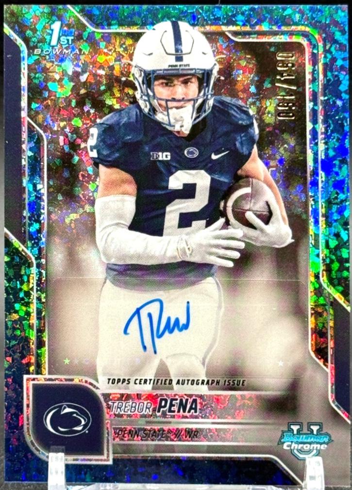 Trebor Pena [Blue Mini-Diamond Refractor] #BCA-TPE