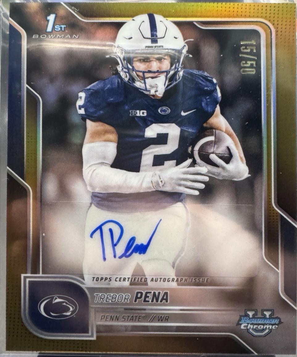 Trebor Pena [Gold Refractor] #BCA-TPE