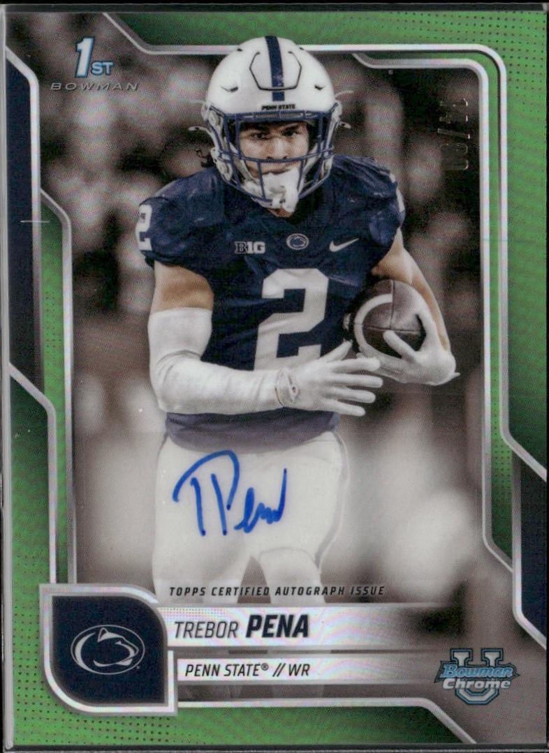 Trebor Pena [Green Refractor] #BCA-TPE