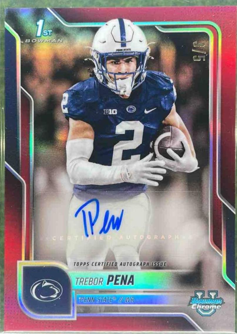 Trebor Pena [Red Refractor] #BCA-TPE