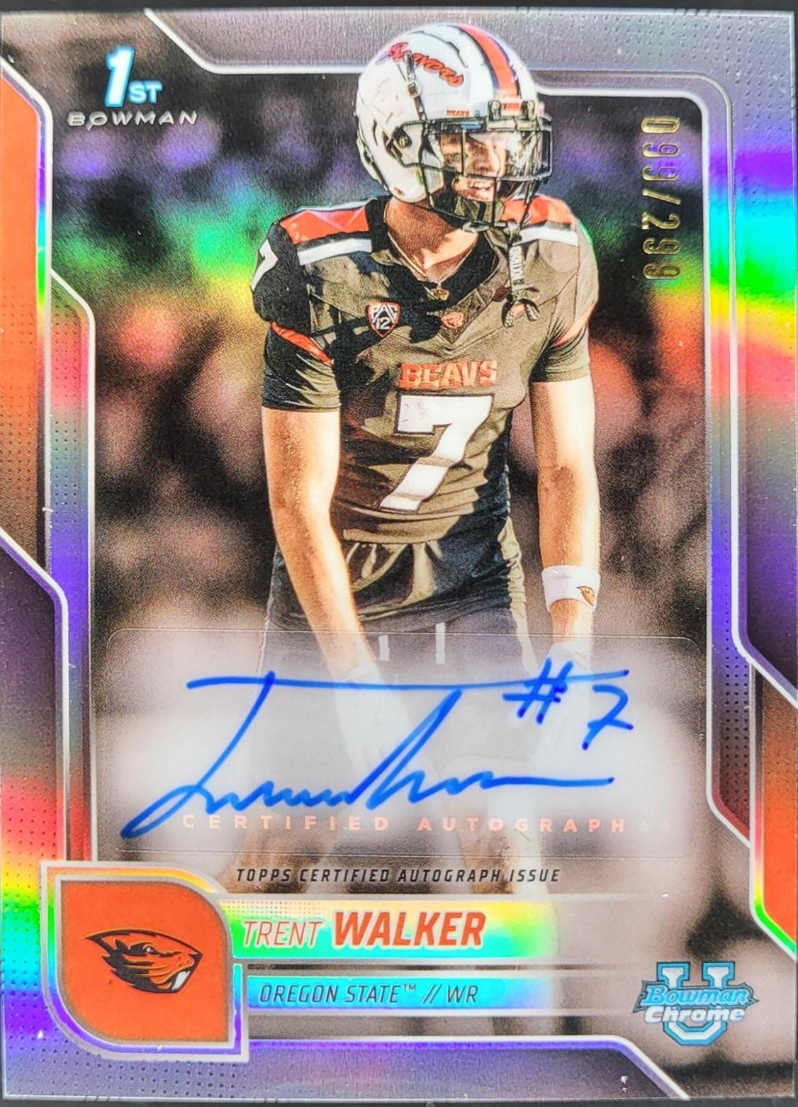 Trent Walker [Refractor] #BCA-TW