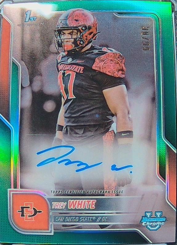Trey White [Green Refractor] #BCA-TWH
