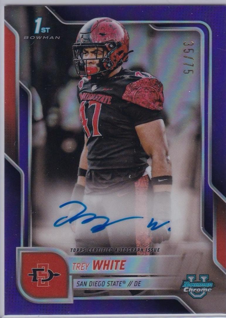 Trey White [Purple Refractor] #BCA-TWH