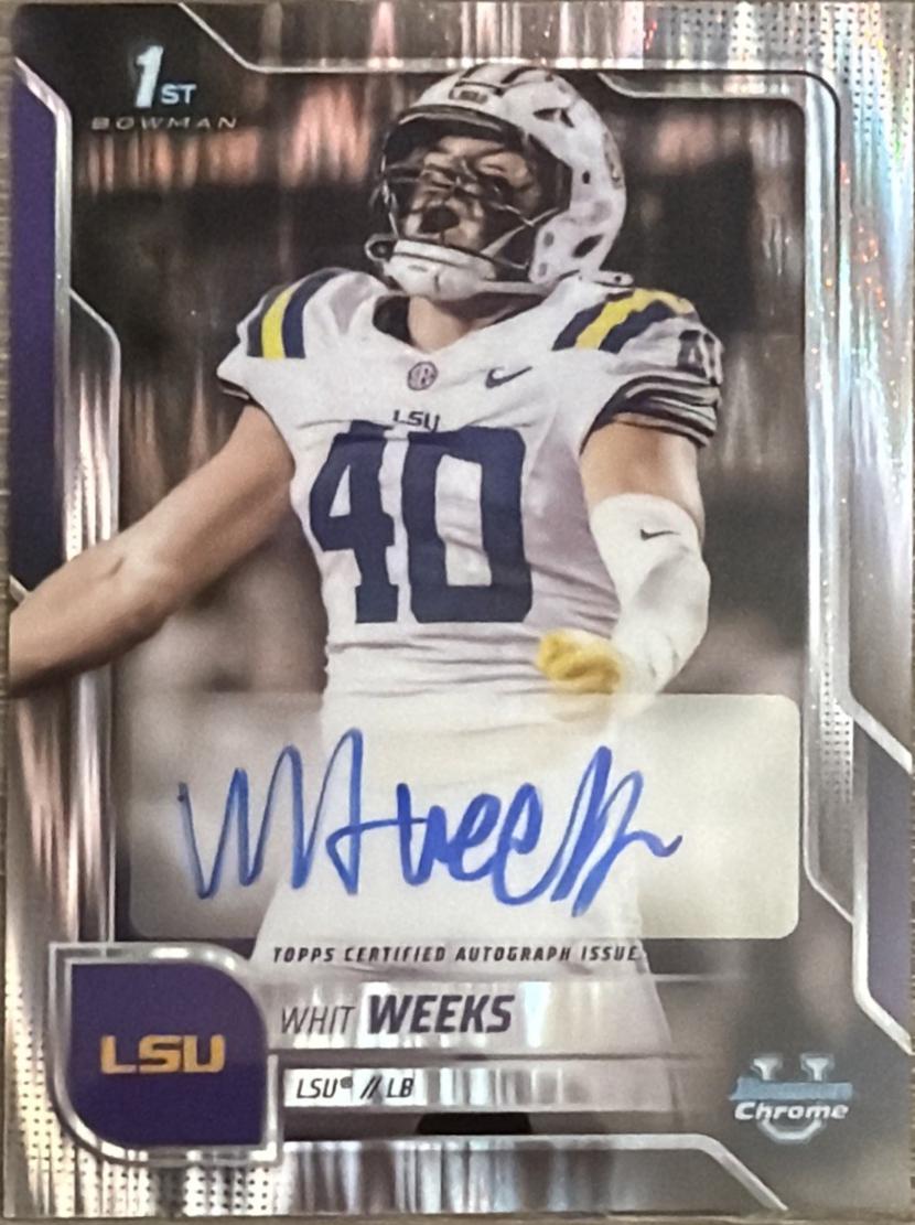 Whit Weeks [Stealth Refractor] #BCA-WW