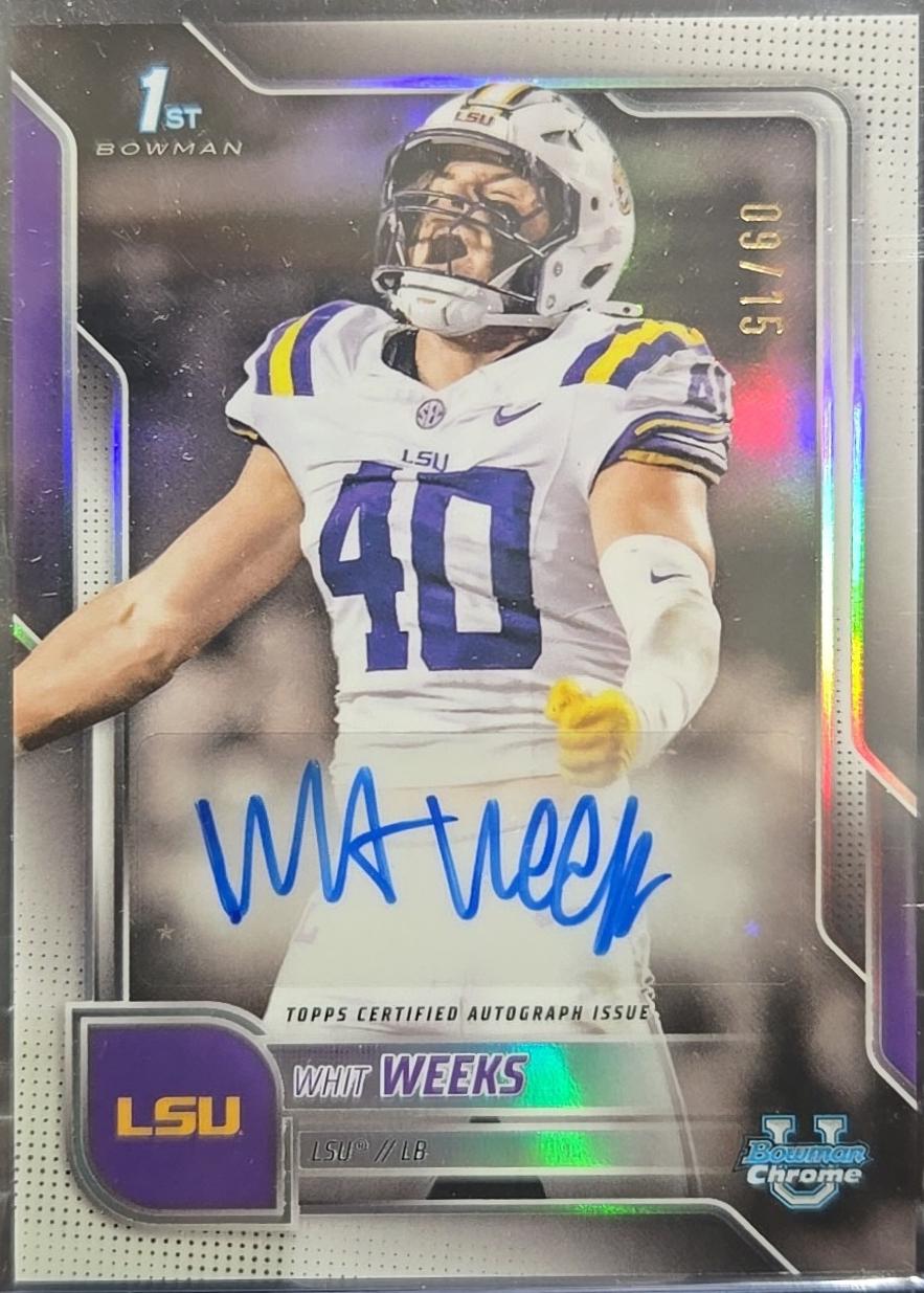 Whit Weeks [White Refractor] #BCA-WW