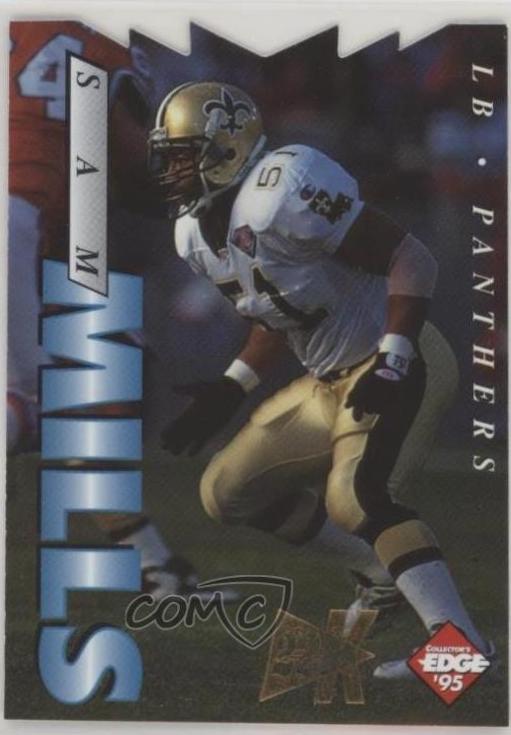 Sam Mills [22K Gold Die Cut] #28
