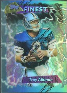 Troy Aikman [Refractor w/ Coating] #185