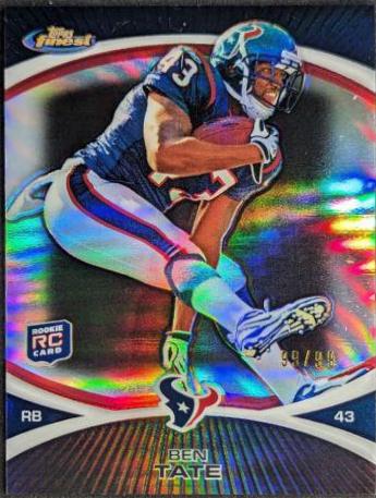 Ben Tate [Signed Patch Black Refractor] #101