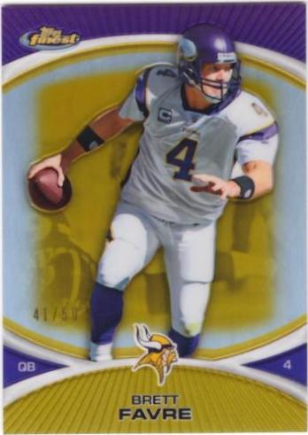 Brett Favre [Gold Refractor] #62