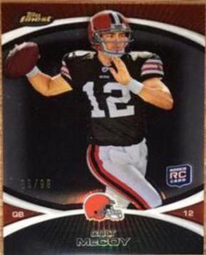Colt McCoy [Black Refractor] #77