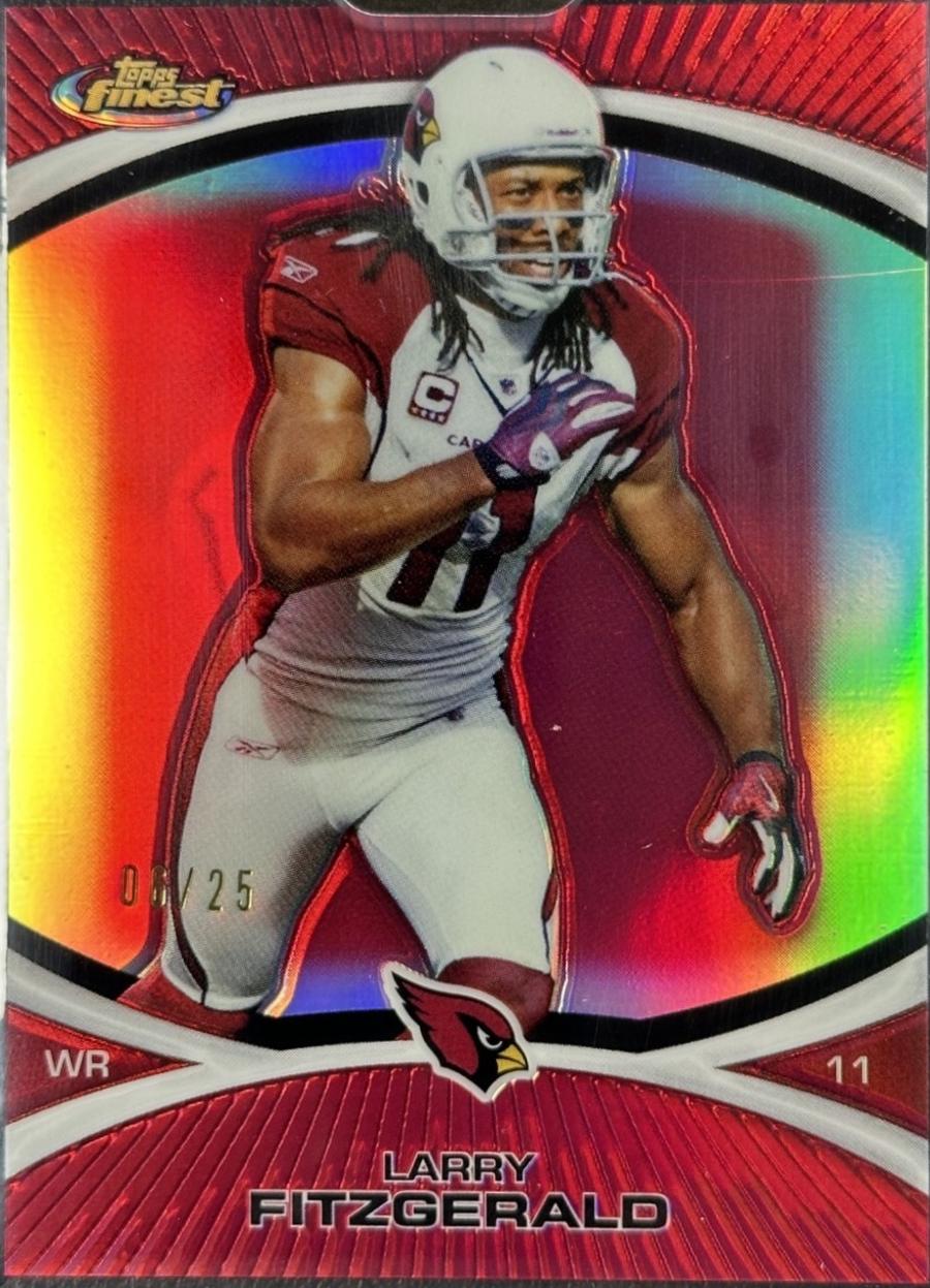 Larry Fitzgerald [Red Refractor] #90