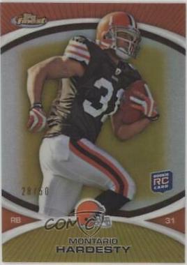 Montario Hardesty [Gold Refractor] #83