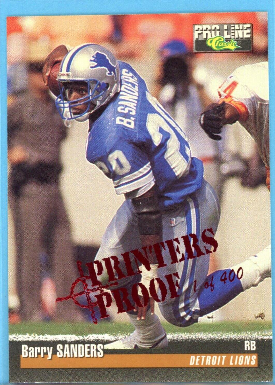 Barry Sanders [Printer's Proofs] #206
