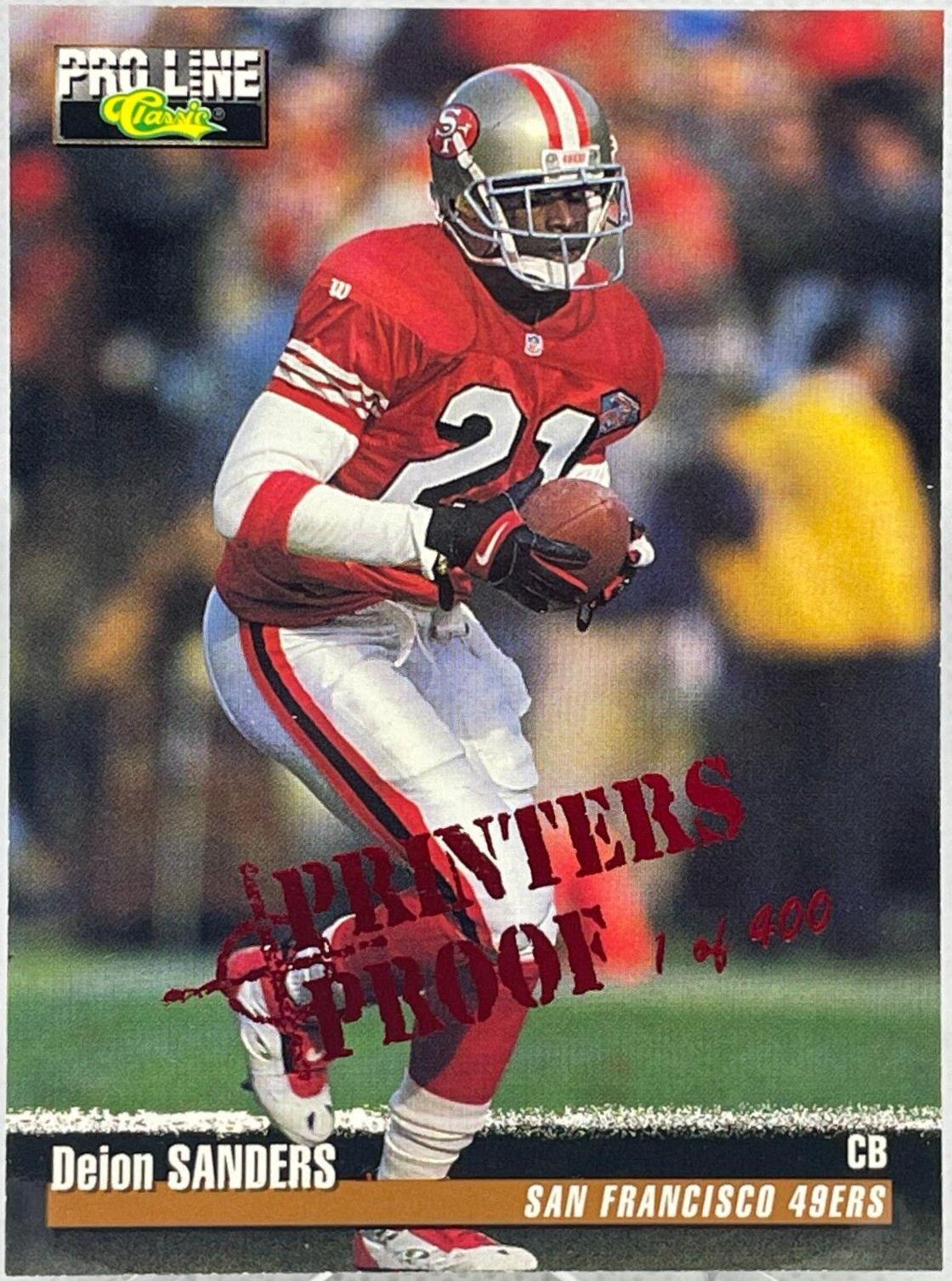 Deion Sanders [Printer's Proofs] #165