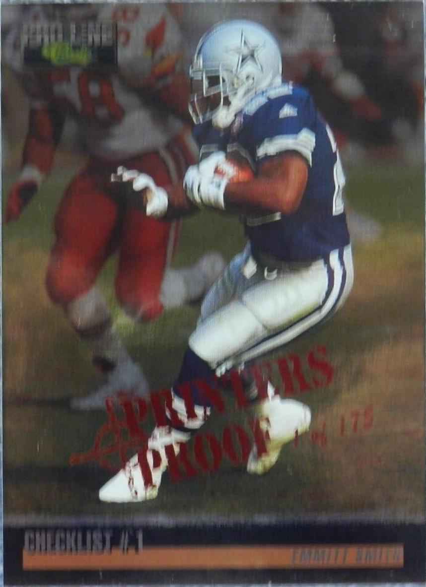 Emmitt Smith [Checklist Printer's Proofs] #397