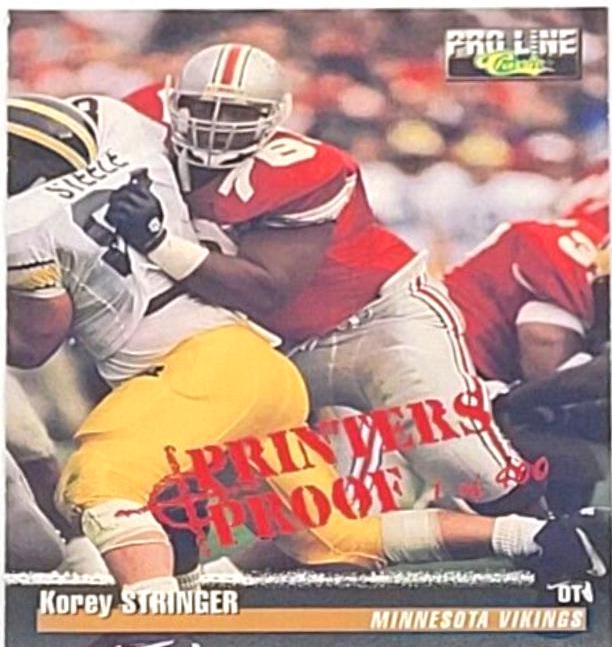 Korey Stringer [Printer's Proofs] #138