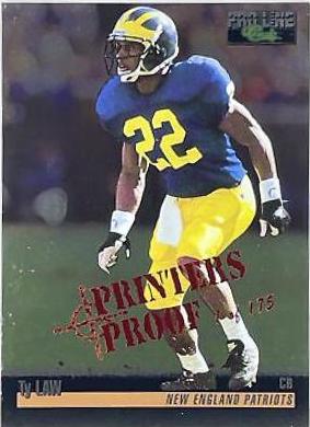 Ty Law [Printer's Proofs Silver] #23