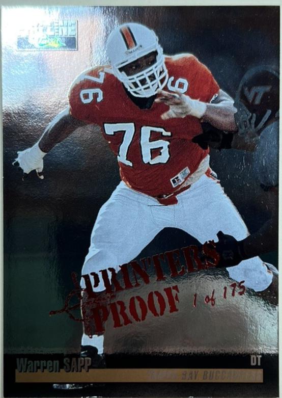 Warren Sapp [Printer's Proofs Silver] #105