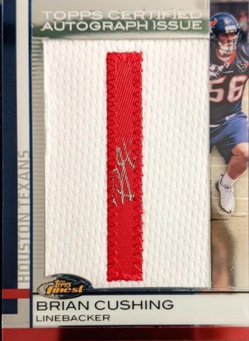 Brian Cushing [Letter Patch Autograph] #103