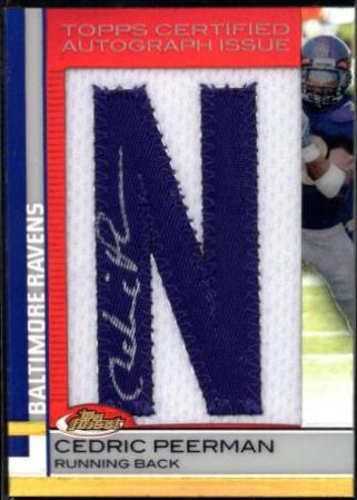 Cedric Peerman [Letter Patch Autograph] #109