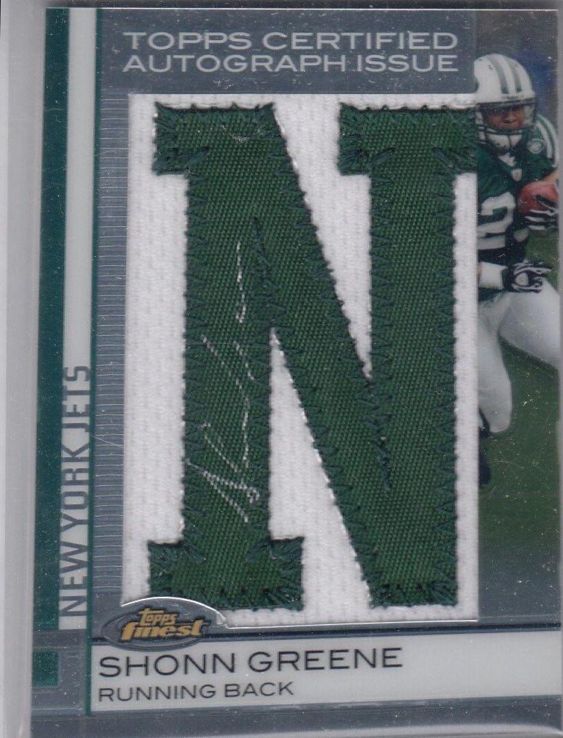 Shonn Greene [Letter Patch Autograph] #128