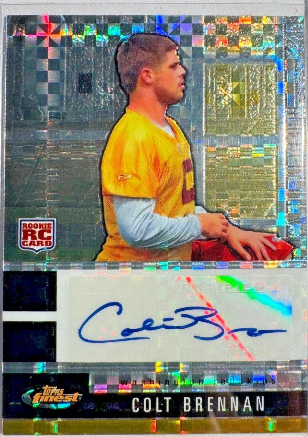 Colt Brennan [Autograph Green Xfractor] #103